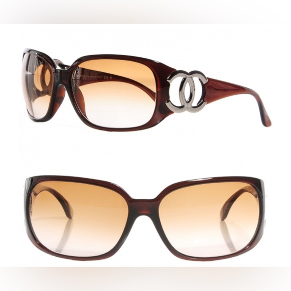 Vintage Chanel 6014 Sunglasses - Brown